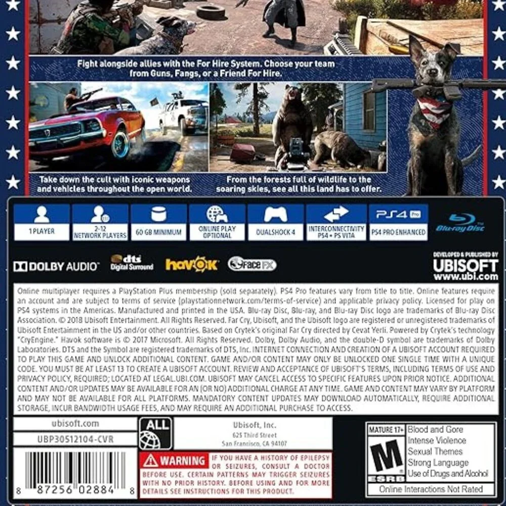 PS4 PlayStation Video Game -- Far Cry 5
